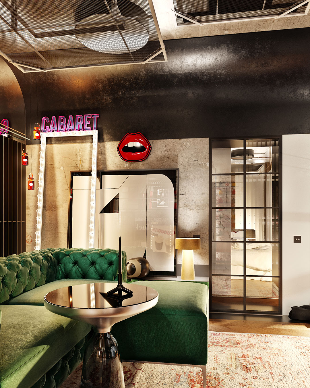 Burlesque interior design, showing how to choose an architect based on their premium services.