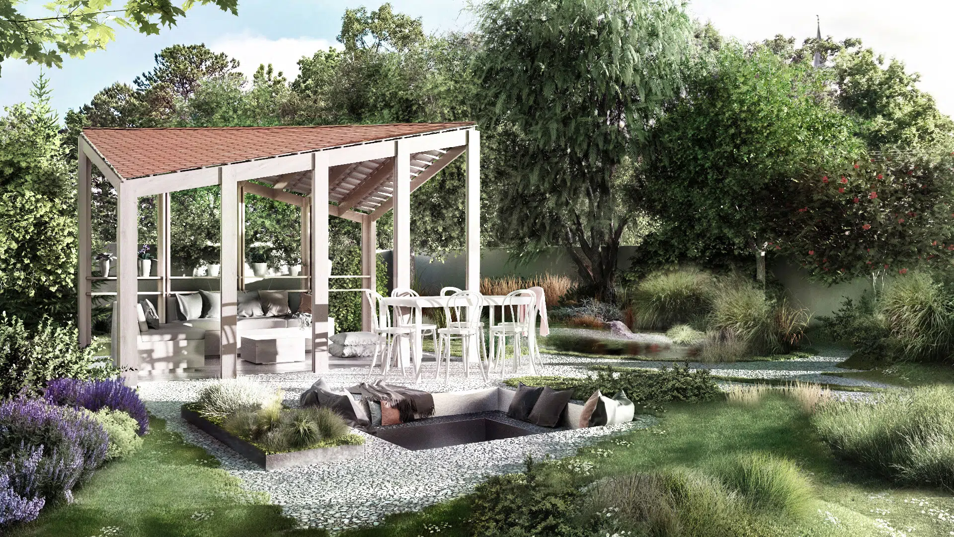 3d rendering of the pavilion